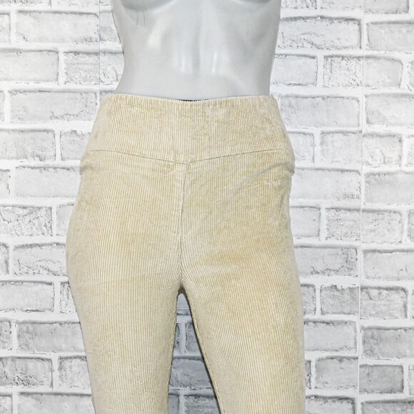 SPRWMN Los Angeles Women's Ankle Flare Corduroy Pants in Beige size Small $275 - Picture 7 of 13